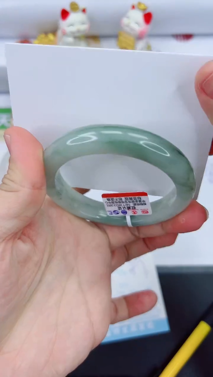 【闪购商品】石英质玉手镯未镶嵌3577-56.4