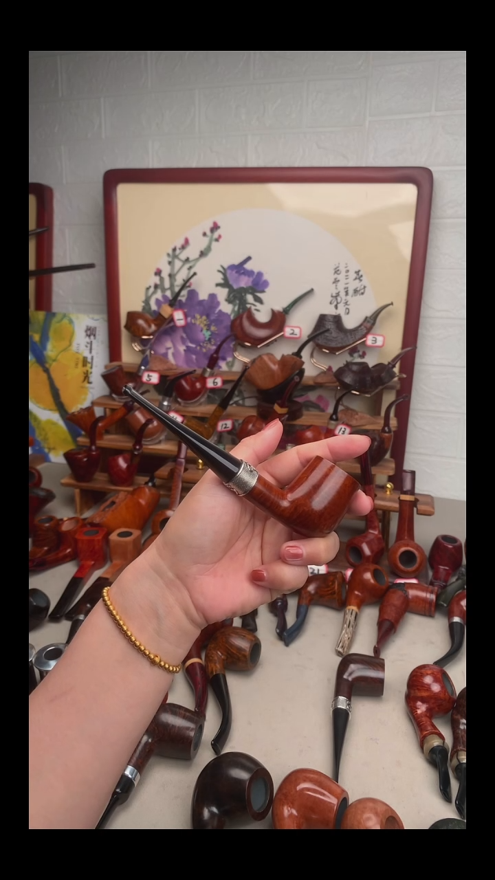 石楠木烟斗手工打磨