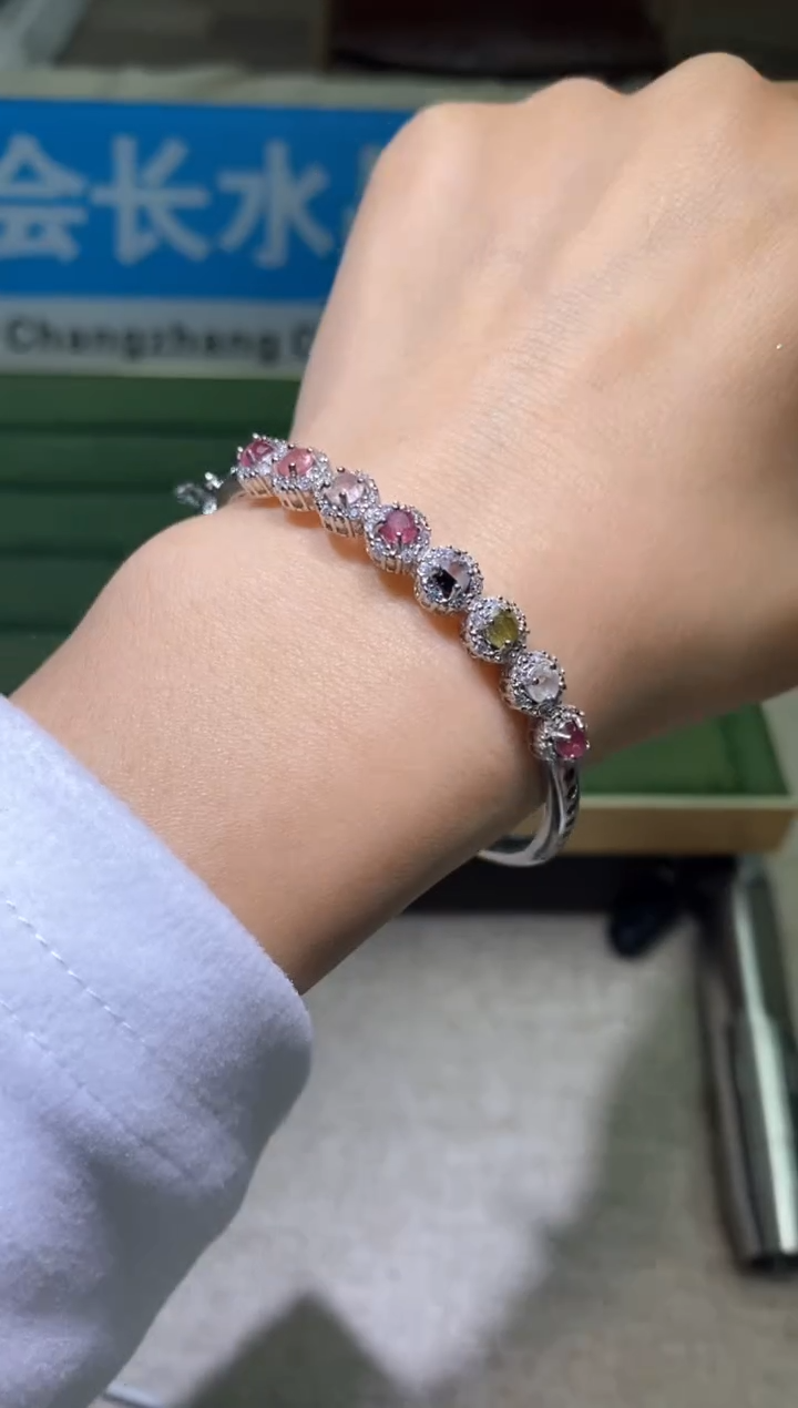 【闪购商品】碧玺手镯未镶嵌多样性发一件312