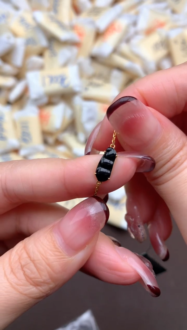 【闪购商品】翡翠挂件18K金镶嵌一