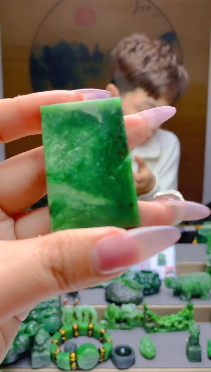 【闪购商品】和田玉（碧玉）珠宝半成品未镶嵌1