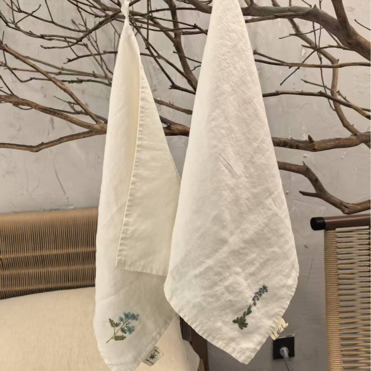 汉麻方巾毛巾枕巾面巾可水洗反复用洗手洗脸巾儿童口水巾