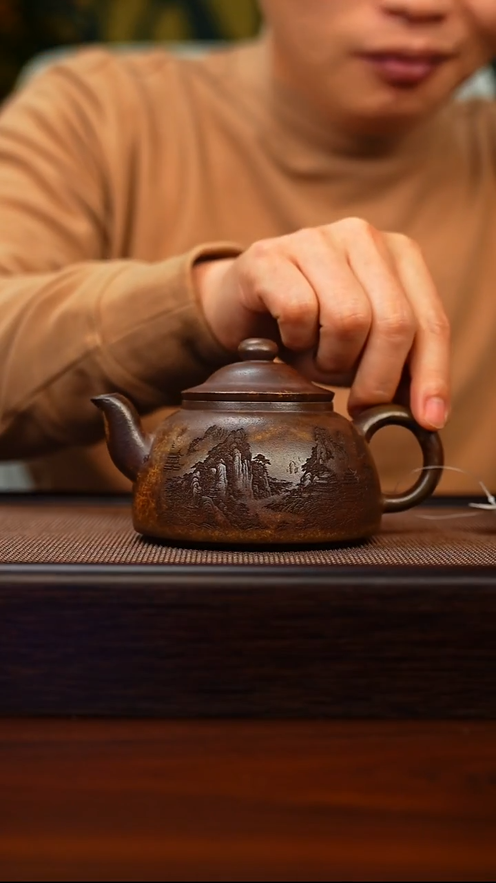 茶壶紫砂原矿紫砂手工茶壶