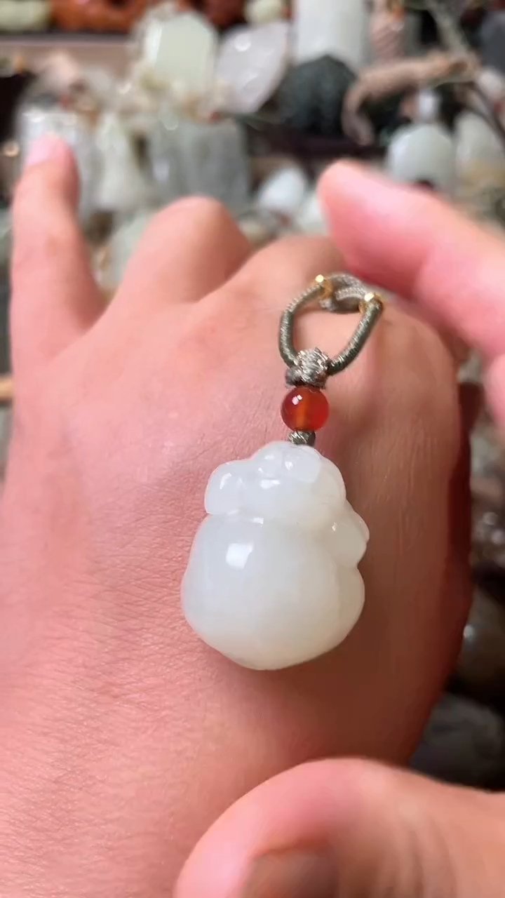 未镶嵌和田玉挂件0019