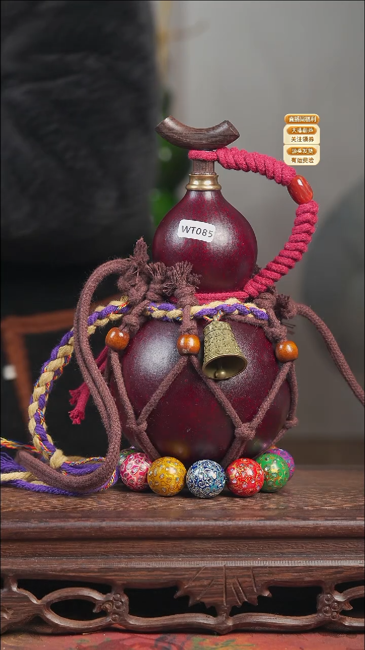 WT085网兜款葫芦不包手串