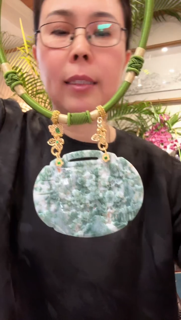 【闪购商品】翡翠颈饰未镶嵌国风