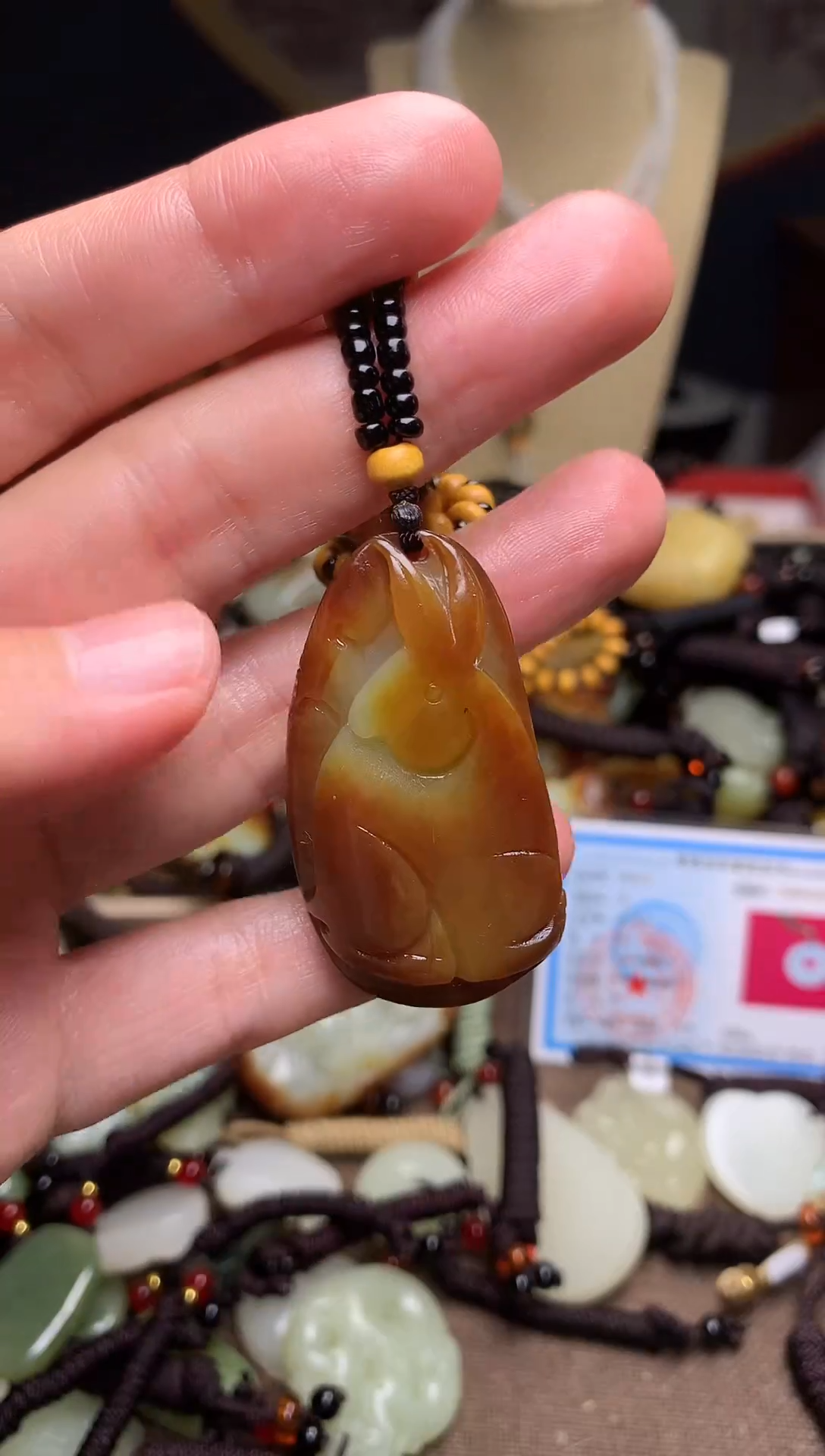 颈饰未镶嵌和田玉新疆料青海料清水和田玉吊坠