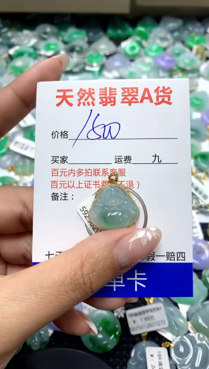 【闪购商品】翡翠颈饰18K金镶嵌111111111111111111