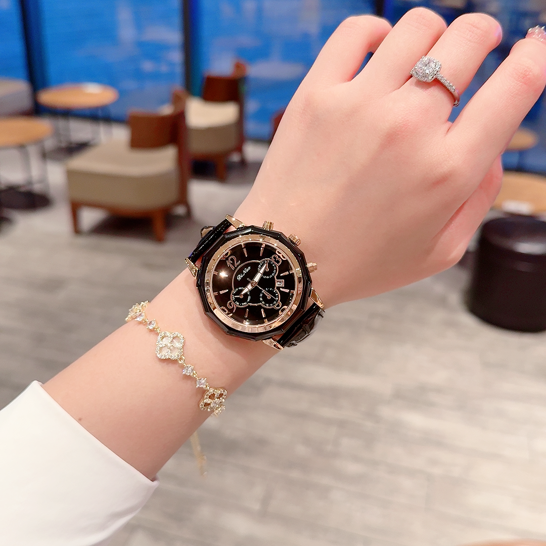  【涵涵】新款女士时尚简约石英腕表 HHDINUO 5740