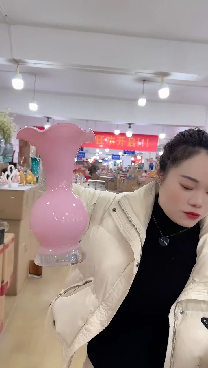 【闪购商品】无铅玻璃迪喜花器-r-早1