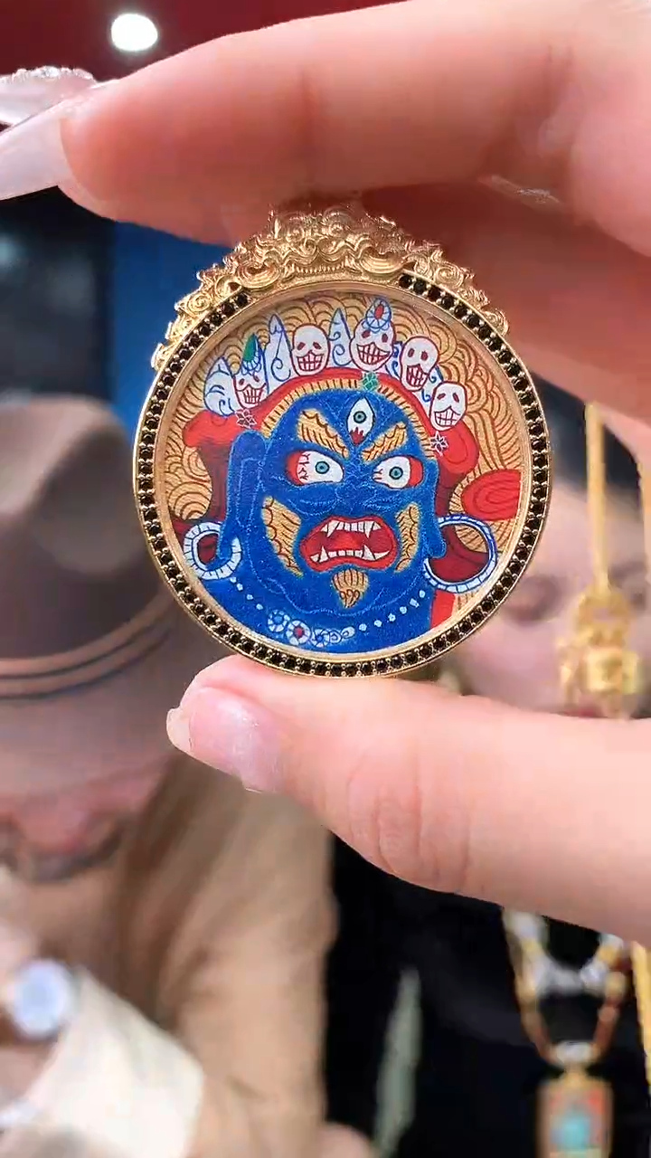 【闪购商品】吊坠大黑天唐卡吊坠ZZ