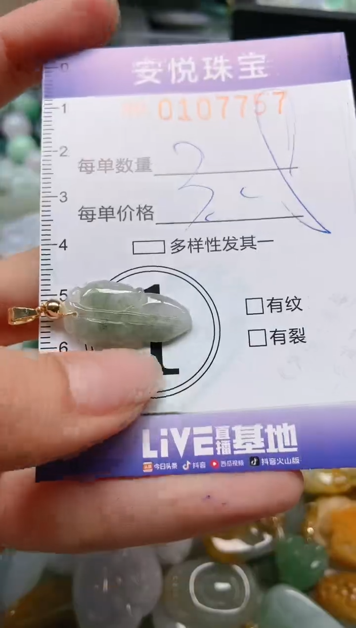 【闪购商品】翡翠颈饰未镶嵌闪购0107757