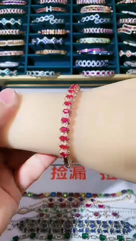 【闪购商品】红宝石手镯未镶嵌红宝石手镯
