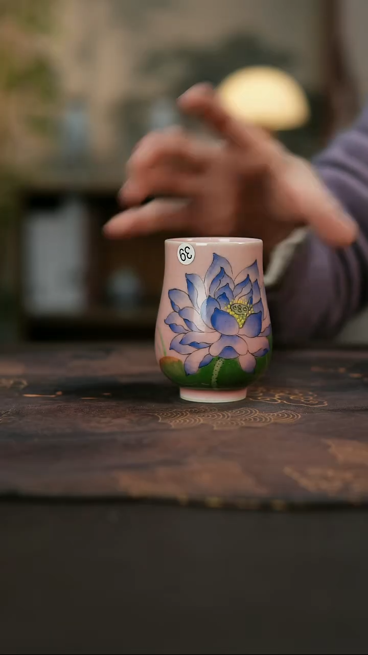 景德镇陶瓷杯碗柴烧多人