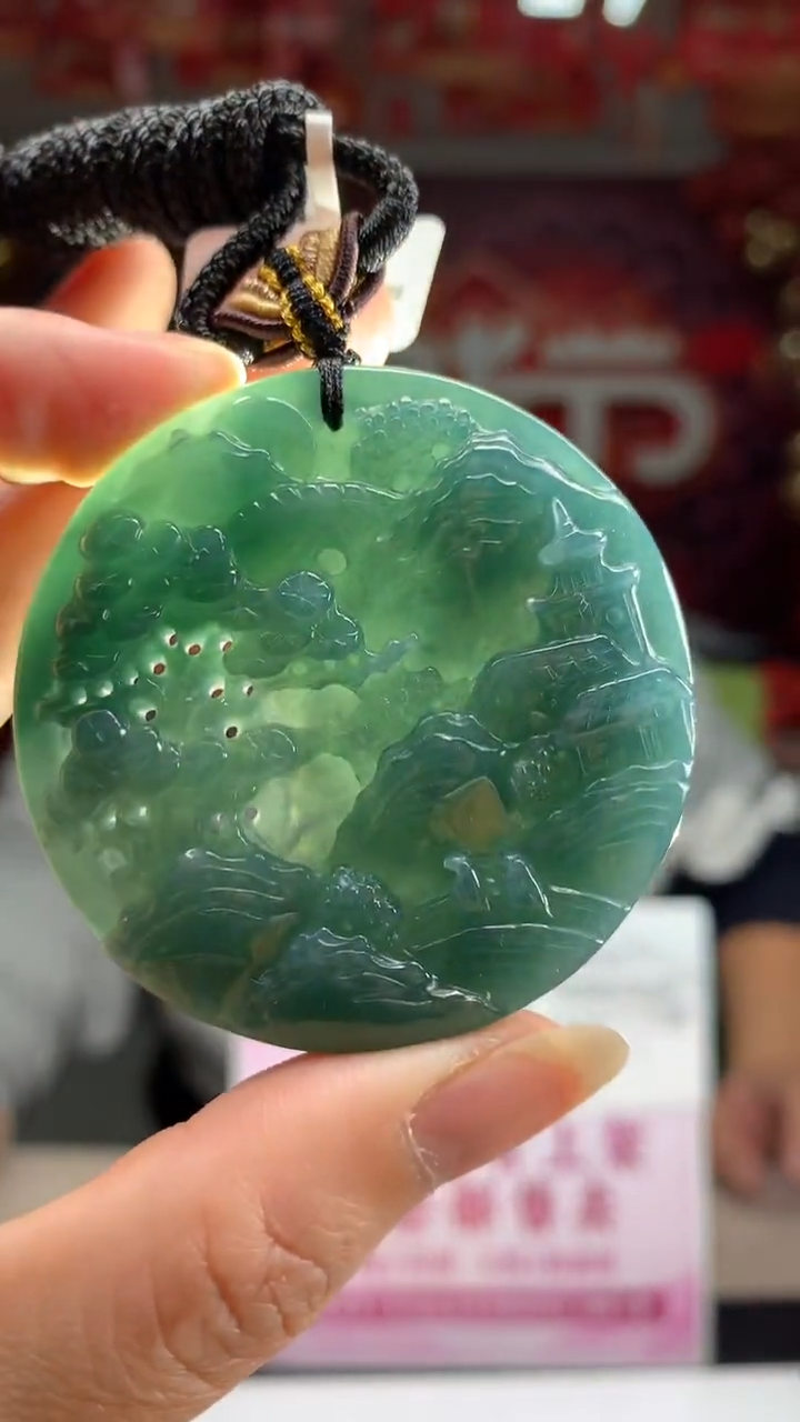 【闪购商品】定制翡翠未镶嵌不退不换CMH1件-A