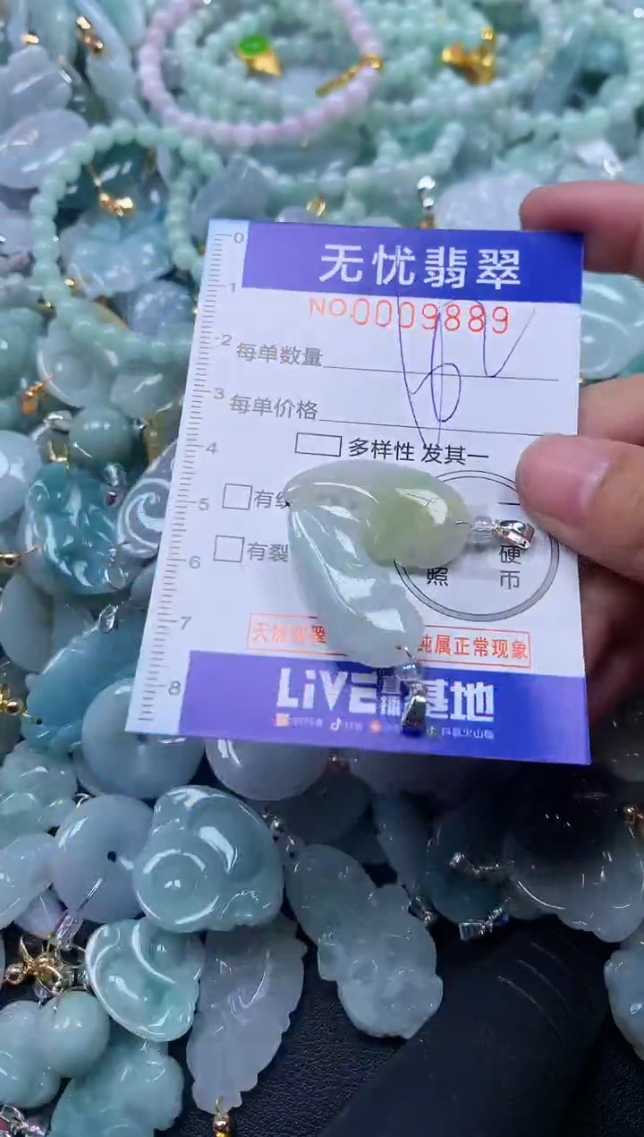 颈饰未镶嵌翡翠9889