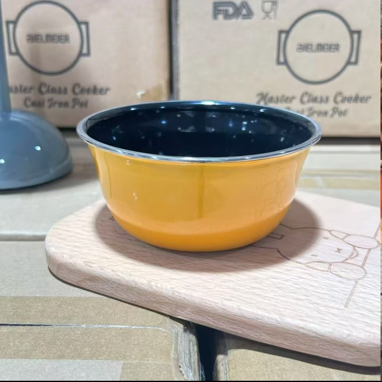 珐琅巴黎碗12*6cm