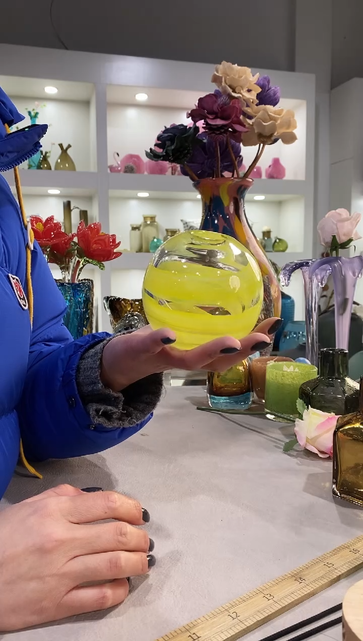 慕忆家手作琉璃花瓶