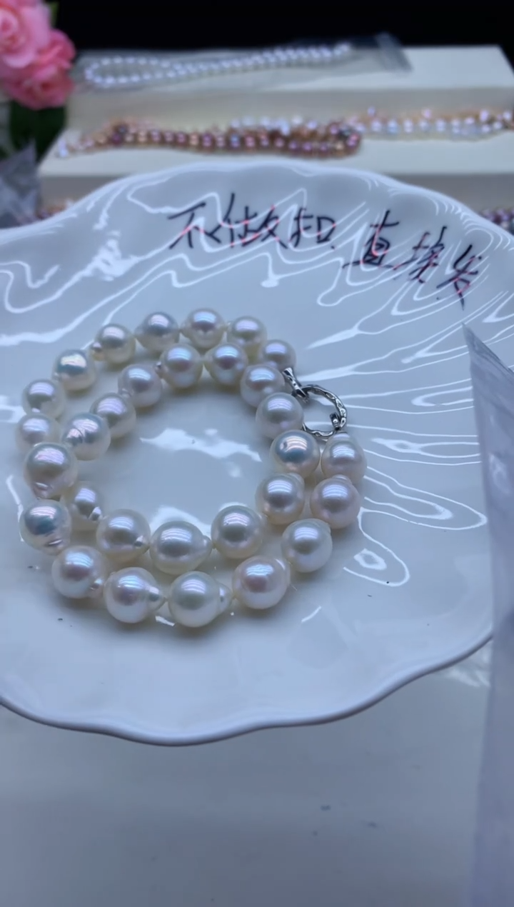 【闪购商品】淡水珍珠颈饰未镶嵌淡水珍珠项链
