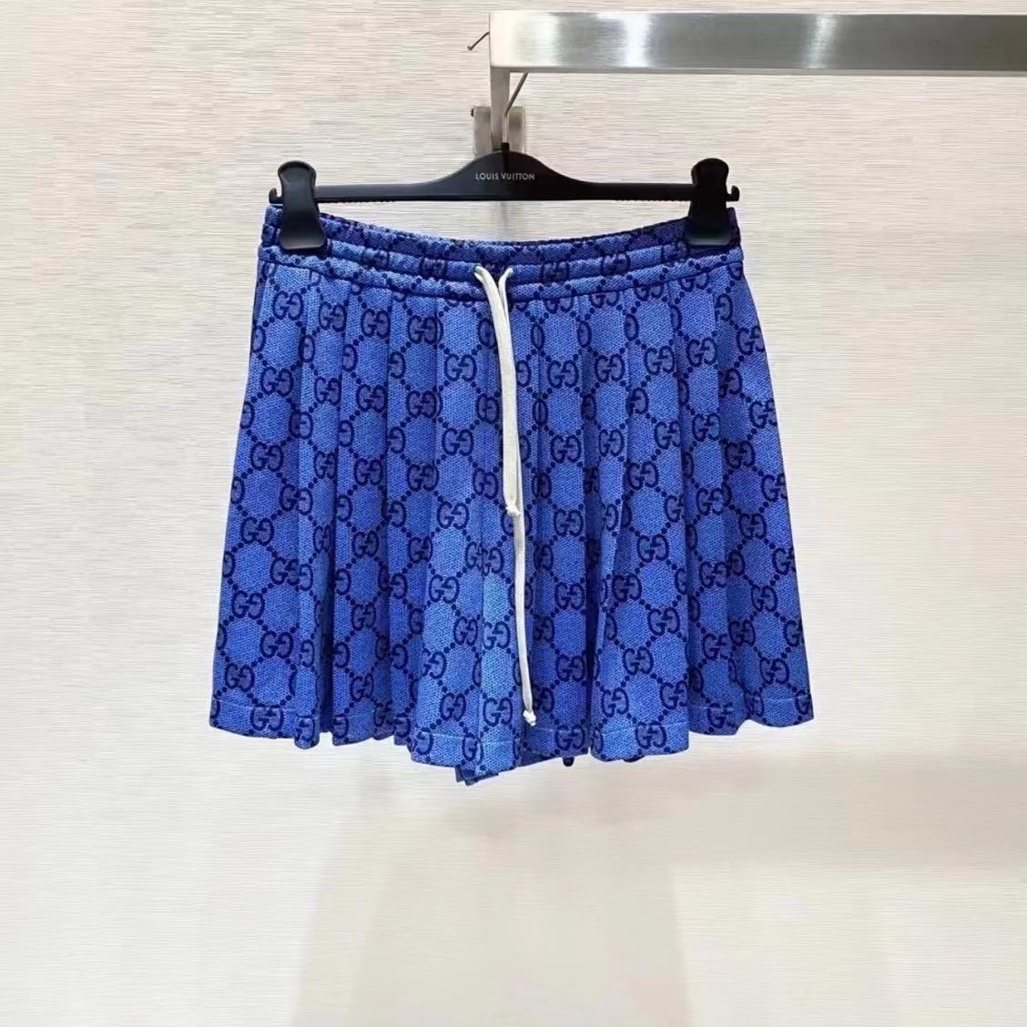 99新 GUCCI/古驰 汤/P215969859/满印logo短裤 XS