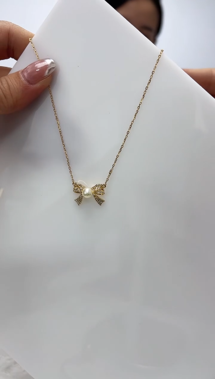 【闪购商品】海水珍珠DA银S925镶嵌套链 C390