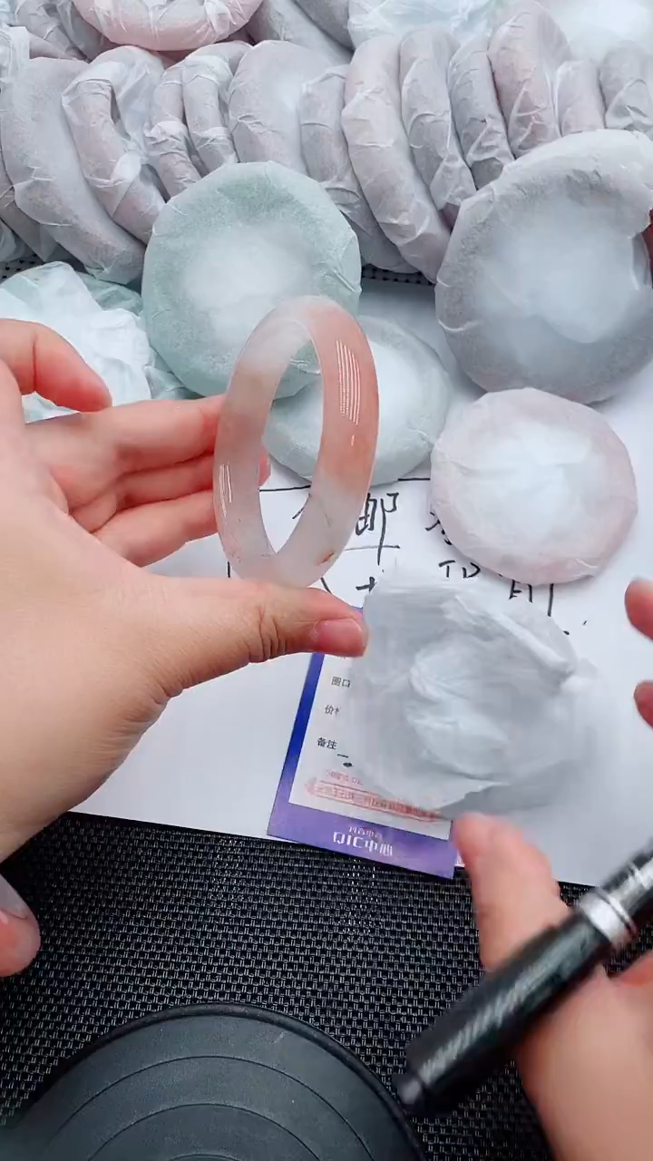 未镶嵌手镯石英质玉105-58-59