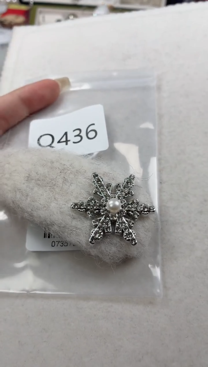 未镶嵌发夹淡水珍珠q436