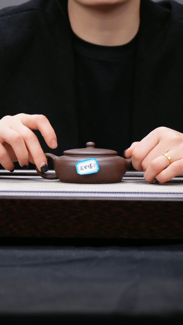 【闪购商品】紫砂茶壶微瑕 紫泥  扁晨壶