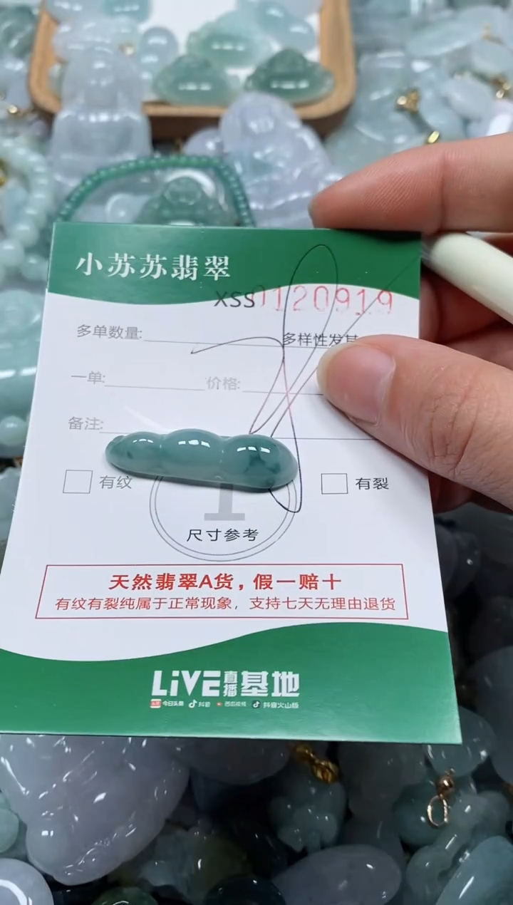 【闪购商品】翡翠颈饰未镶嵌闪购商品0102919
