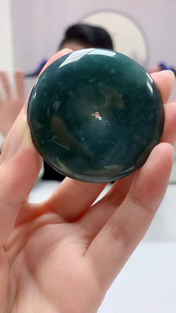 【闪购商品】定制翡翠未镶嵌4969zm-毛货挂件扣子29