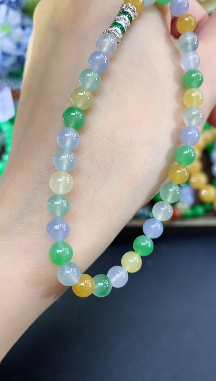 未镶嵌手串翡翠118|