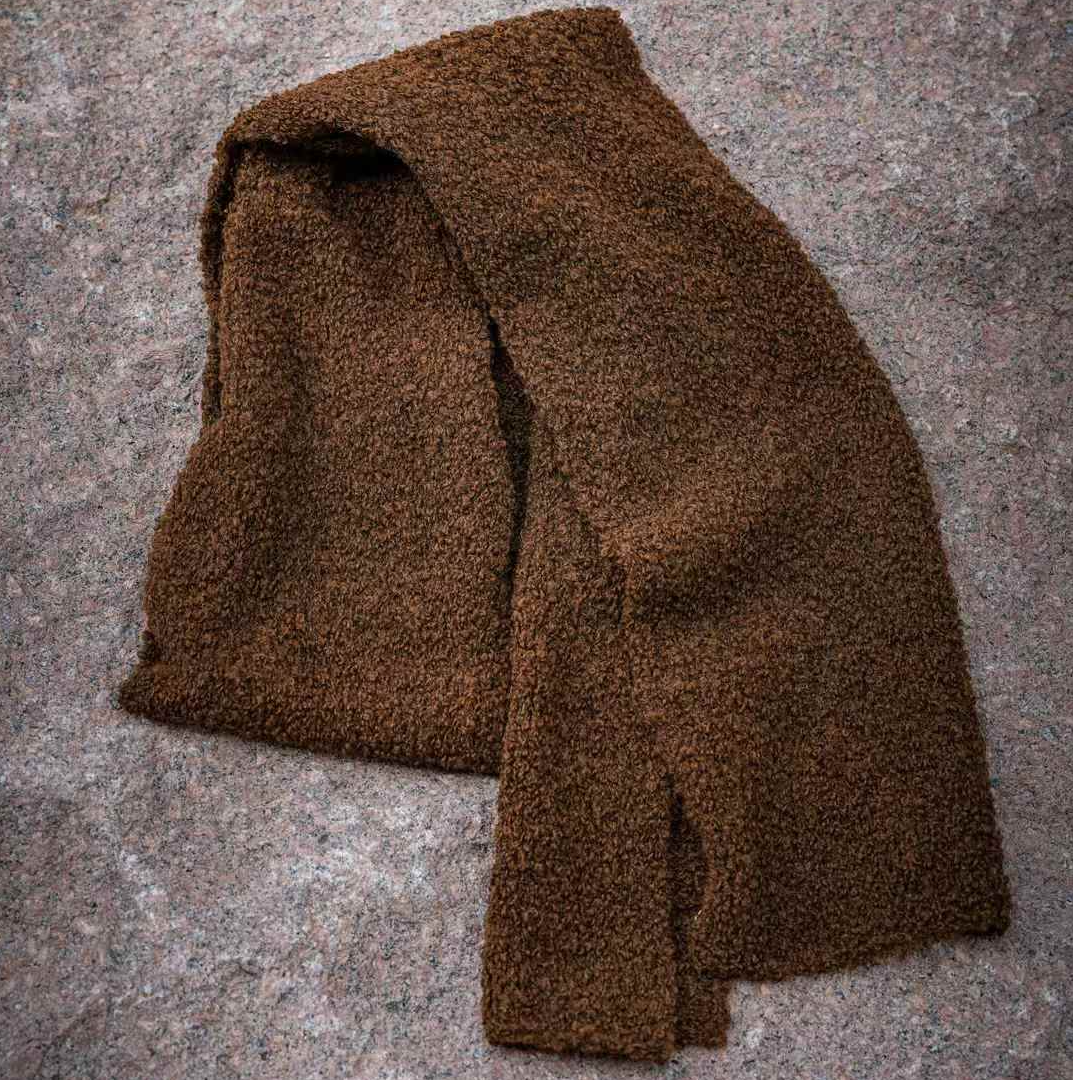 【大漂亮推荐】疯子张2024年冬季新款休闲百搭复古羊毛围巾#08413