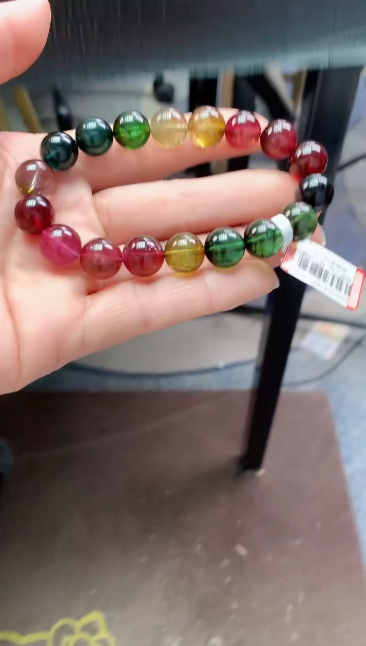 【闪购商品】碧玺手串未镶嵌多样性发一条