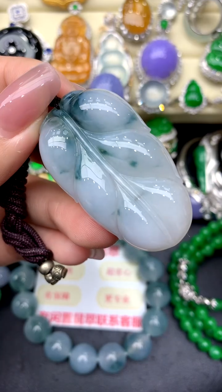 颈饰未镶嵌翡翠63-中国好珍宝