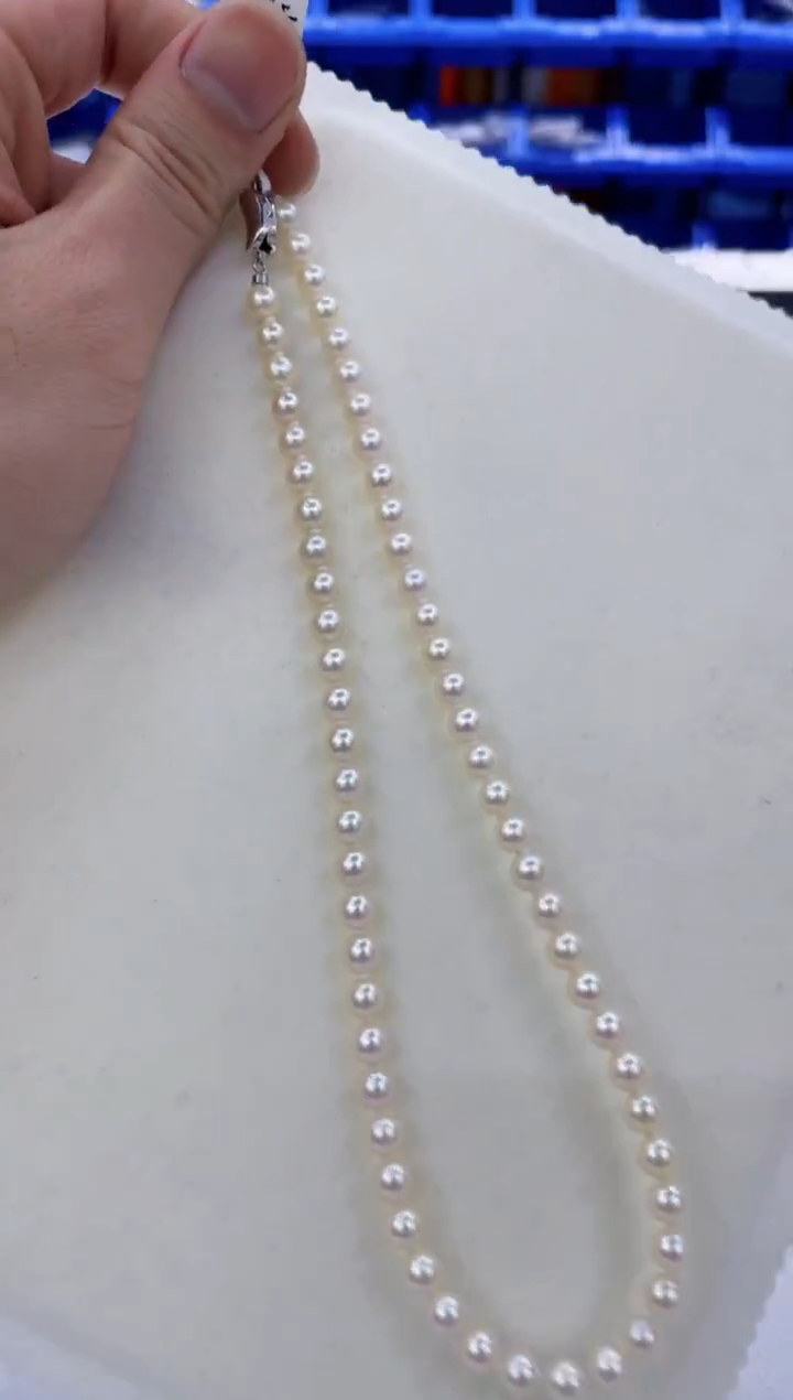 颈饰银S925镶嵌海水珍珠  