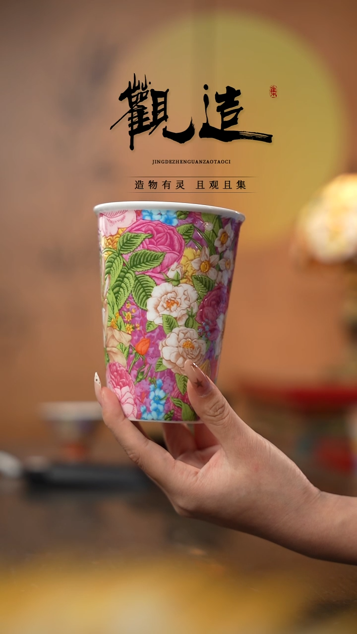 陶瓷粉雪絮语【可乐杯】 粉