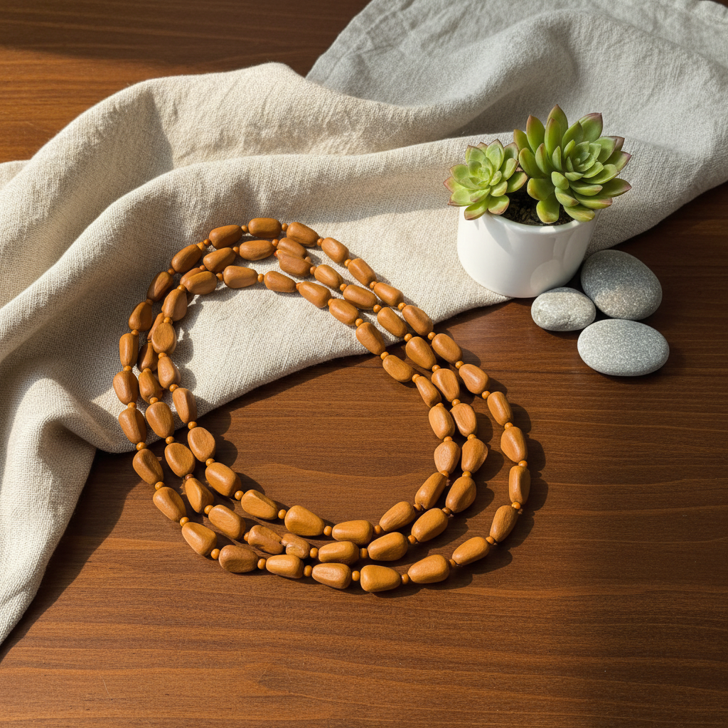 天然原生态东北红松子手工精美项链42粒15-16