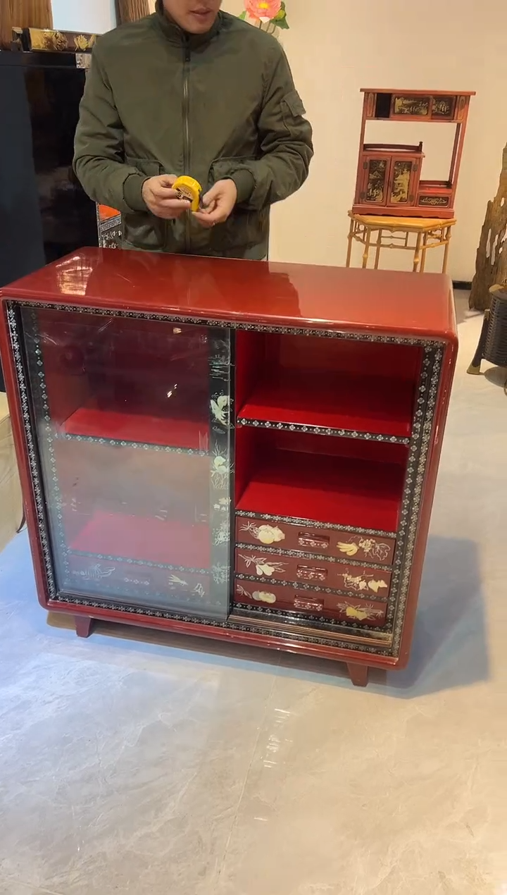 螺钿 玻璃收纳柜