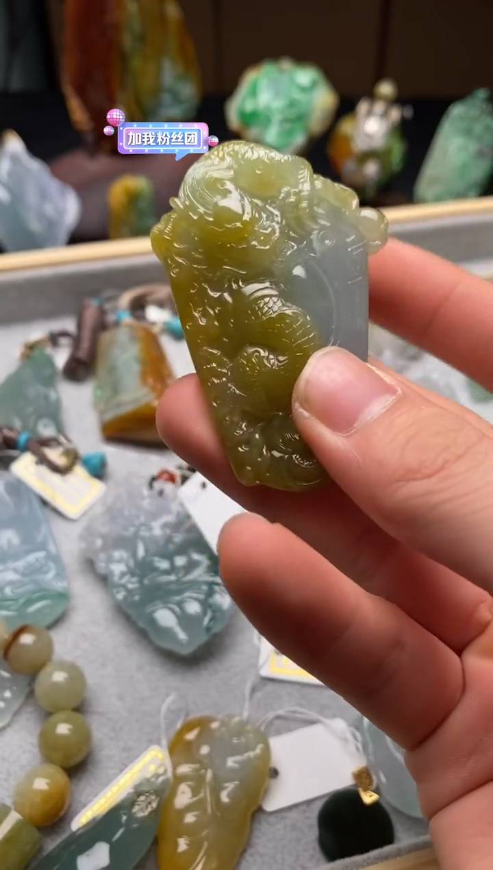 【闪购商品】翡翠颈饰未镶嵌成品