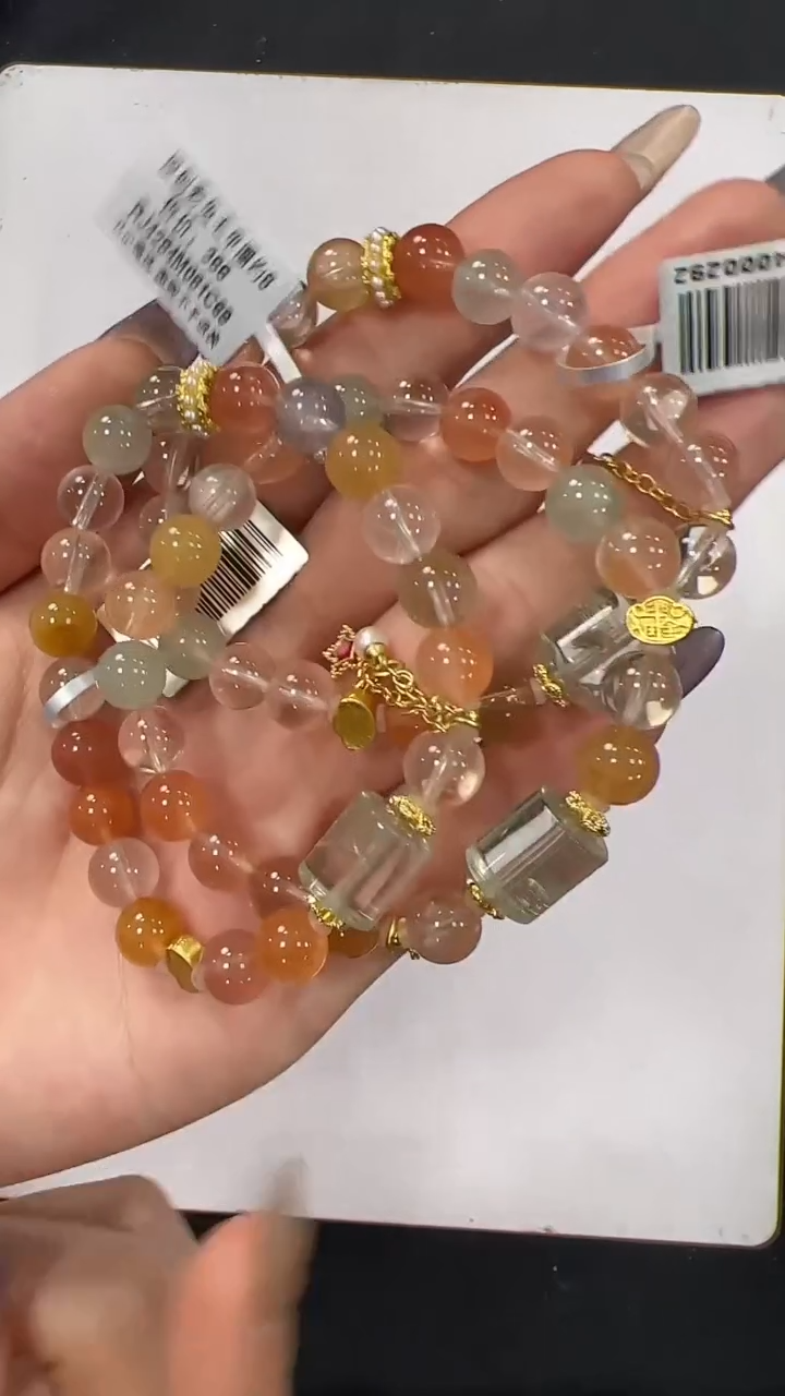 【闪购商品】水晶手链未镶嵌RJ4284约8mm多样性发一件