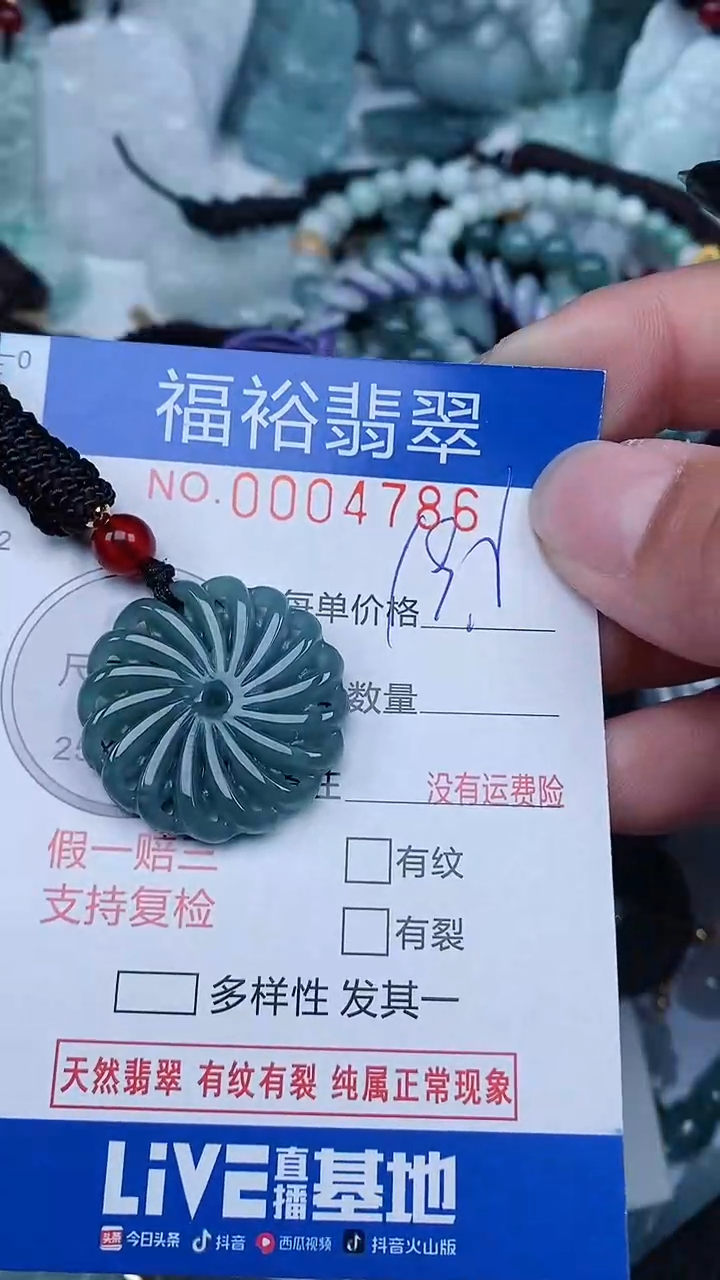 【闪购商品】翡翠颈饰未镶嵌...0004786