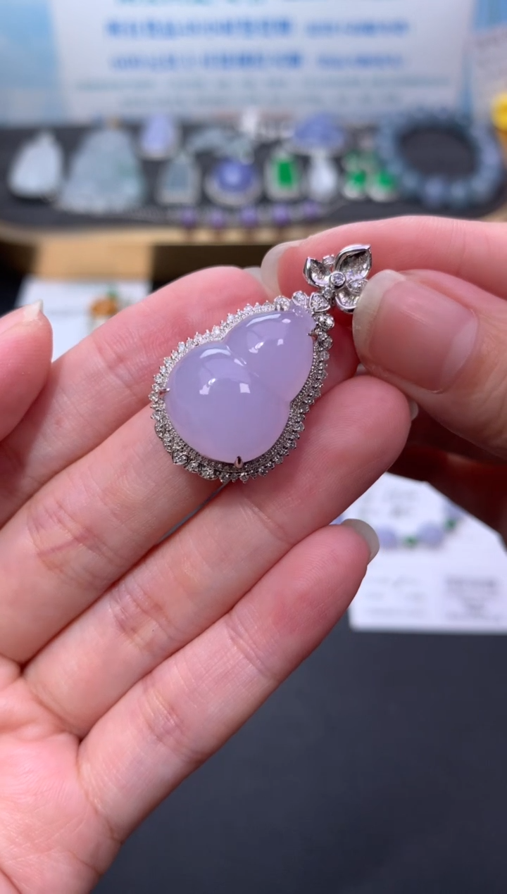 18K金镶嵌定制翡翠模式推广期48小时鉴赏期