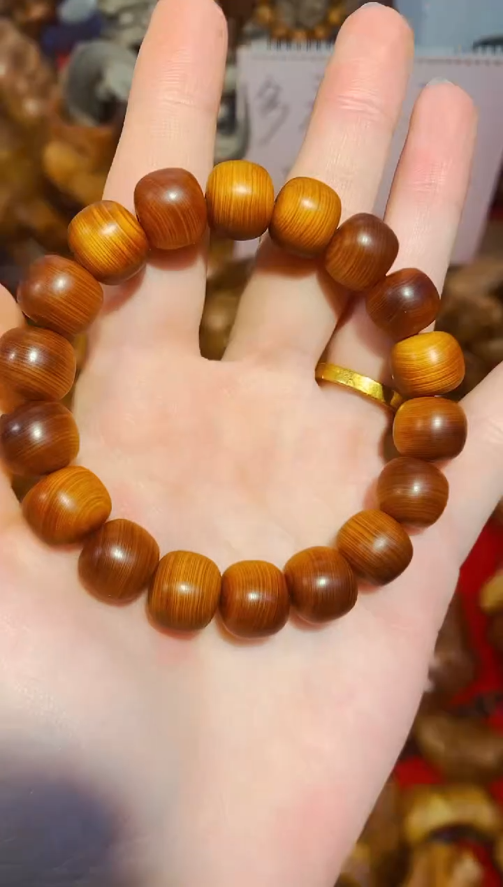 柏木（崖柏）福老12单条北太行崖柏手把件手串