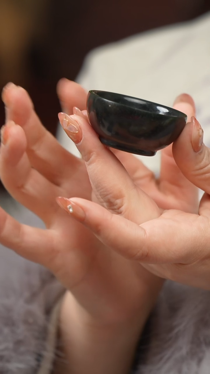 未镶嵌和田玉把件茶杯（多样性发货）