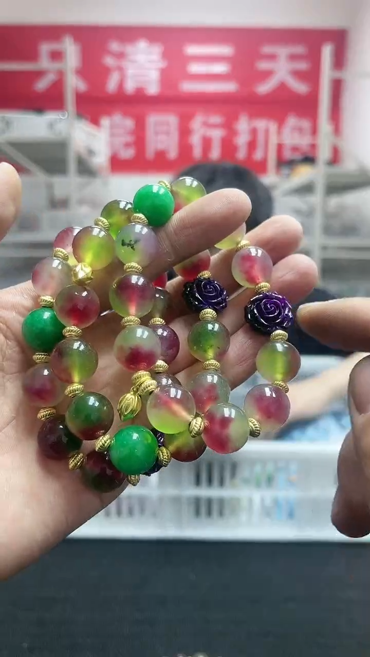 【闪购商品】翡翠手链未镶嵌精美手串65