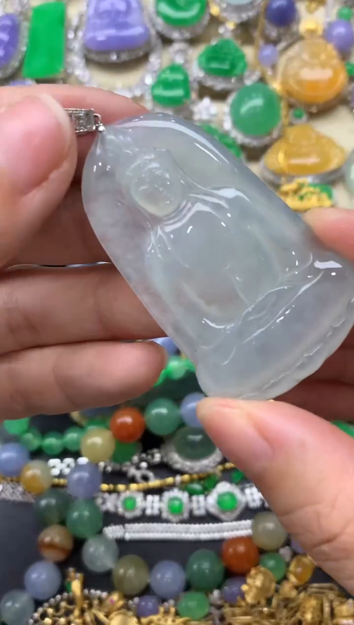 【闪购商品】翡翠颈饰18K金镶嵌439-中国好珍宝