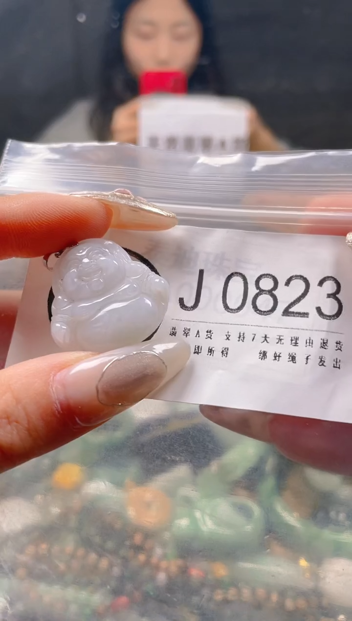 【闪购商品】翡翠颈饰未镶嵌/J/翡翠A货一图一物