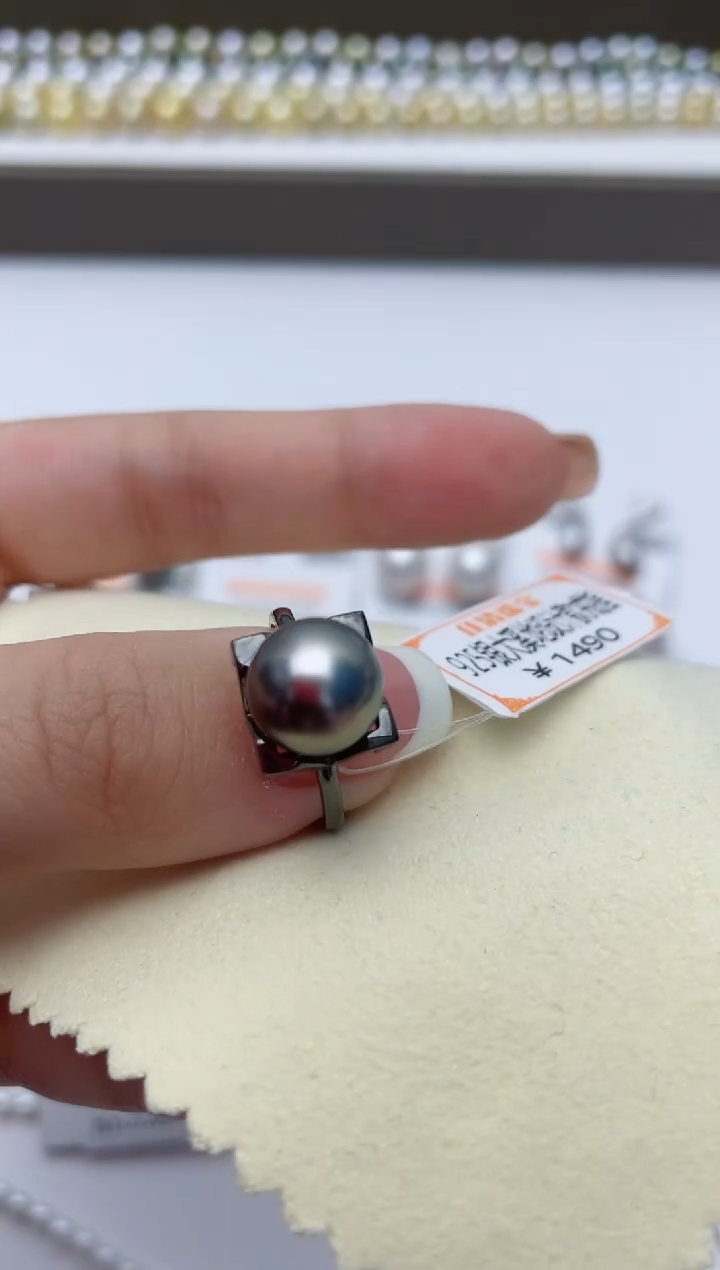 【闪购商品】海水珍珠戒指银S925镶嵌W22