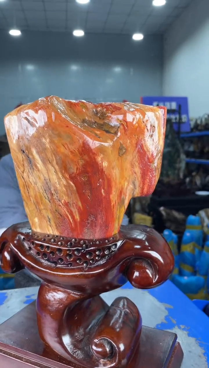 【闪购商品】硅化玉摆件未镶嵌27