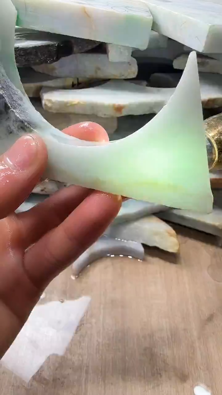 裸石翡翠天然翡翠A货花656